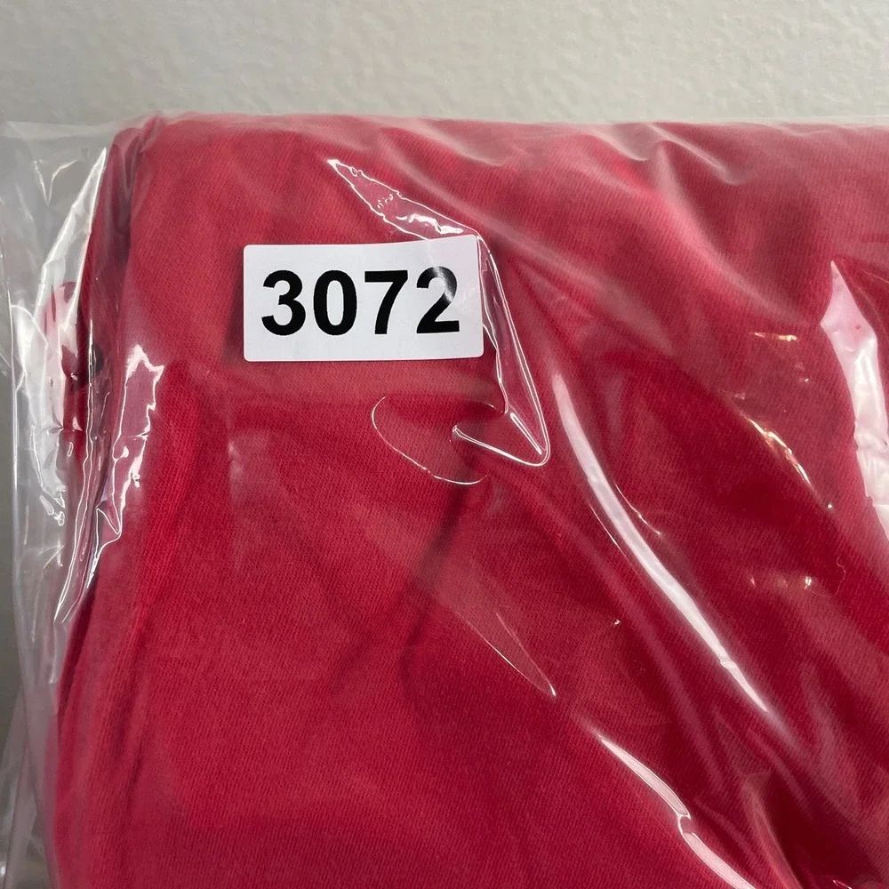 Dreamy By Lubot Pajama Set Womens Medium Red Pants Long Sleeve Top 100% Cotton‎